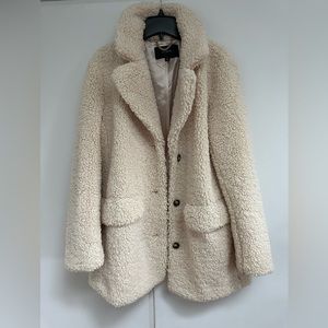 Jcrew teddy coat.